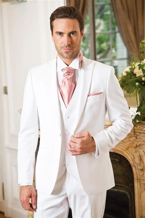 white wedding suits for men